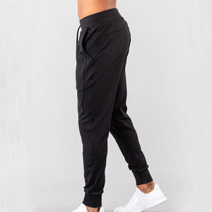 Pantalones de Jogger ajustados para hombre de alta calidad, ropa informal de diseño y logotipo personalizado con cintura media, tejido no tejido, estilo Hip Hop - Product Image 2
