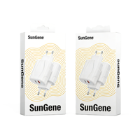 Boîte cadeau en papier colorée personnalisée pour câble de chargeur de téléphone, gaufrage, matériaux recyclés, design unique, emballage OEM ODM avec fenêtre