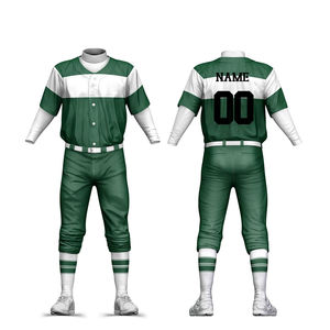 2025 uniformes de baseball sur mesure OEM pour hommes prix de gros 100% ensembles d'uniformes de baseball durables en tissu lavable de haute qualité - Product Image 2