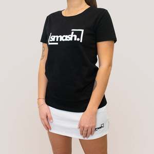 เสื้อยืดผ้าฝ้ายผู้หญิง Smash สีดำ XL - Product Image 1