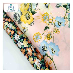 New Fashionable Beautiful Small Floral Printed Super Soft <b>Fabric</b> for Fashion Dress - Product Image 5