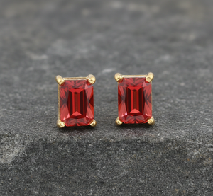 Aretes de Plata Esterlina 925 con Circonitas Rosadas, Chapados en Oro, Libres de Níquel, para Mujer, Regalo para Fiesta - Product Image 6