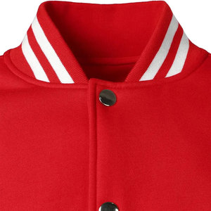 2025 Varsity chaqueta de ropa deportiva hombre elegante cuerpo de lana mangas de cuero bordado personalizado logotipos soporte lona PU bolsillo - Product Image 5