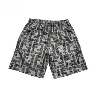 Men's Custom High Street <b>Basketball</b> Shorts Breathable Elastic Knitted Polyester Personalized Sublimation Print Logo Waist - Product Image 3