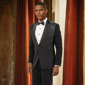 Traje de boda para hombre, esmoquin de novio, traje formal de negocios para hombre, ropa ajustada, ropa de fiesta, traje de negocios, chaqueta - Product Image 1