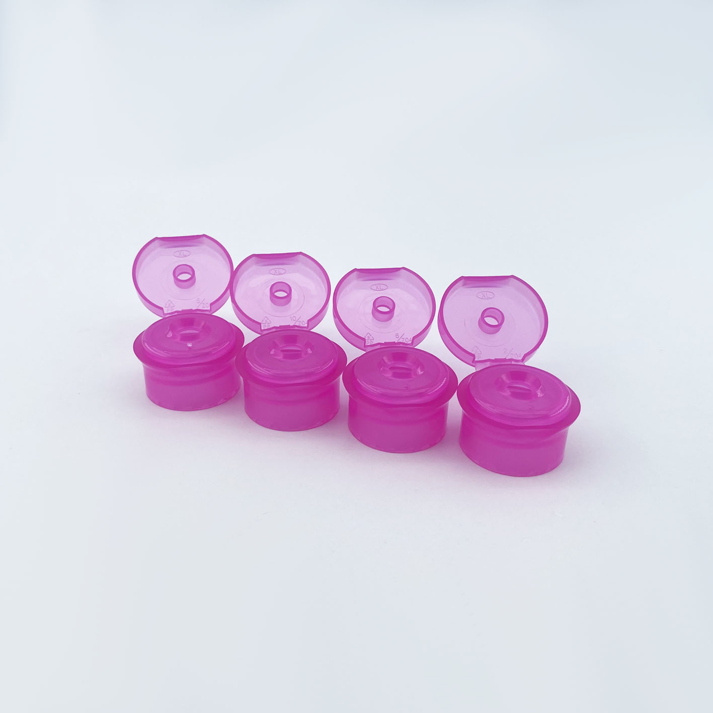 Mayorista 20 MM Cuidado de la Piel Botella Tapas Snap Top Cap PP Plástico Flip Top Caps