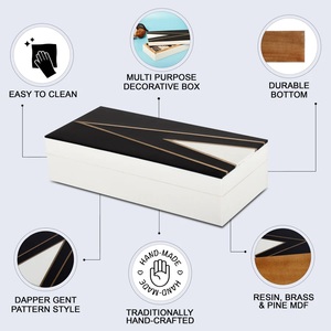 กล่องเครื่องประดับเรซิ่นลายนางฟ้าทำด้วยมือมีลวดลายสัตว์สำหรับวันวาเลนไทน์และของขวัญวันแม่ - Product Image 4