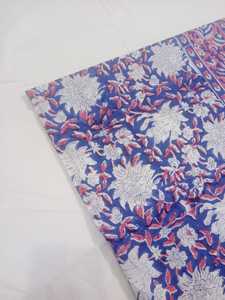 ผ้าซิ่นลายบล็อกพิมพ์มือสไตล์โบฮีเมียน ผ้าฝ้าย ไซส์ XS ถึงพลัสไซส์ ชุดคลุมชายหาด ของใช้จำเป็นสำหรับวันหยุด-ผ้าคลุมหลัง - Product Image 2