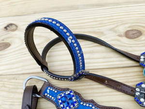 Ensemble de harnais de cheval western en cuir véritable de qualité supérieure, têtière et plastron, directement du fournisseur pour les selles western - Product Image 4