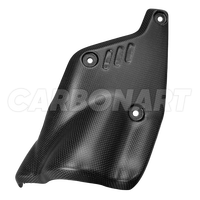 Carbonart - Carenado de Fibra de Carbono Real para DUCATI Diavel V4, Protector Térmico