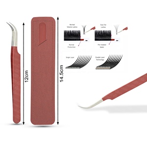 Pince à épiler professionnelle en acier inoxydable pour extensions de cils, séparation naturelle pour une prise parfaite des cils - Product Image 3
