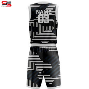 Uniforme de basket-ball sublimé de haute qualité uniformes de sport de basket-ball personnalisés grande taille maillot de basket-ball pour hommes - Product Image 2