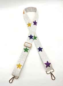 Sangle de sac à main en chaîne plastique faite à la main, style bohème, avec perles transparentes, accessoires pour le jour du match, remplacement de la sangle d'épaule pour sac à main - Product Image 4