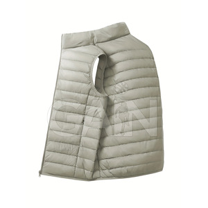 Chaleco Acolchado para Hombre, Personalizado con Logotipo, de Poliéster, Impermeable, Transpirable, para Uso en Exteriores en Invierno, Venta al Por Mayor - Product Image 2