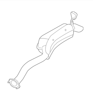 10% de réduction!!! Silencieux de voiture Pièces détachées automobiles Tuyaux d'échappement de voiture pour Kia Borrego Silencieux d'échappement Résonateur et tuyau-Kia (28750-2J200) - Product Image 2