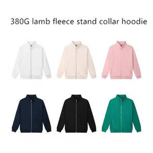 Sweat-shirt à capuche unisexe en coton épais 100% personnalisation gratuite hiver style décontracté sweats à capuche vierges en éponge pour hommes - Product Image 3