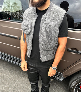 Venta al por mayor de alta calidad impermeable de peso pesado O cuello de manga corta Logotipo de impresión personalizada Casual Knit Camiseta ajustada para los hombres - Product Image 5