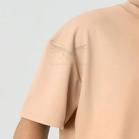 Kaus kebesaran kualitas tinggi t-shirt kebesaran Pria penjualan terbaik untuk pria warna Solid kaos ukuran besar untuk dewasa