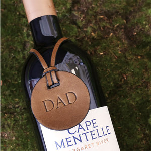 Étiquette personnalisée en similicuir pour bouteille de liqueur, gravée sur mesure, pour whisky et vin, accessoire de bar, vente en gros OEM - Product Image 3