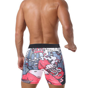 Nouveauté, dernière conception, caleçons boxers personnalisés doux d'été, vente chaude, fabricant de sous-vêtements OEM, caleçons boxers pour hommes à séchage rapide - Product Image 2
