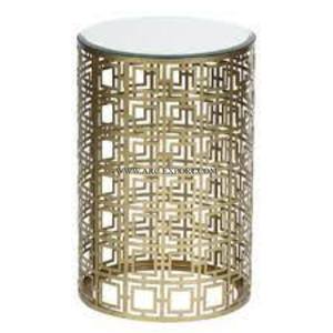 Conception moderne Forme et taille personnalisées Table de meubles de salon plaquée or Table d'appoint café de qualité supérieure - Product Image 4