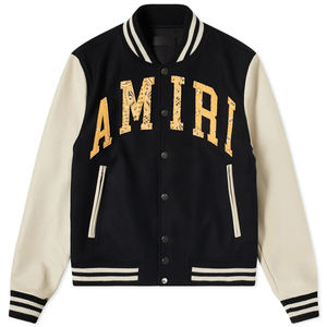 OEM personnalisé chenille patch broderie plein cuir bomber baseball letterman varsity jacket pour hommes - Product Image 1