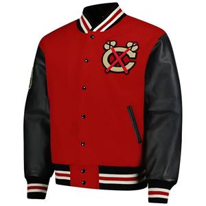 Moda lana-Blend Letterman chaqueta Unisex estilo retro parches personalizados pedidos al por mayor - Product Image 1