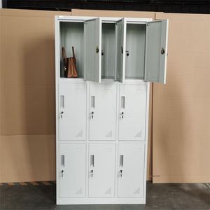 <span class=keywords><strong>Armario</strong></span> Metálico Personalizado de 9 Puertas <span class=keywords><strong>para</strong></span> Ropa, Almacenamiento, Guardarropa de Hierro, <span class=keywords><strong>Armario</strong></span> <span class=keywords><strong>para</strong></span> Gimnasio/Escuela/Personal - Product Image 5