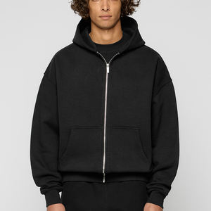 Fabricación de ropa 100% algodón polar hombres sudaderas con capucha ligero Pull Over último diseño transpirable ropa de invierno sudaderas con capucha Casuales - Product Image 6