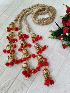Paranda Punjabi Hecha a Mano, Accesorio para Trenzas de Mujer, Colorido, Patiala Choti Dori, para Bodas, Sangeet, Mehndi, Jaago, Giddha, Eid - Product Image 3