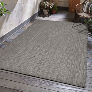 Adiva Polypropylene Woven Jacquard High Pile Indoor/Outdoor Area Rug Weather Stain Resistant <b>Floor</b> Mat <b>Home</b> Easy <b>Clean</b> Living - Product Image 2