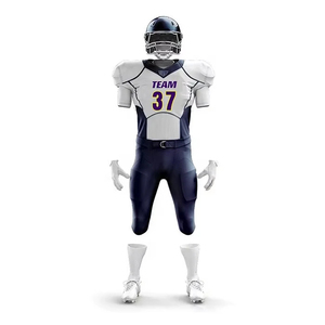 Uniforme de football américain en polyester respirant nouveau style uniforme de football américain pour adultes vêtements de sport en gros équipe - Product Image 2
