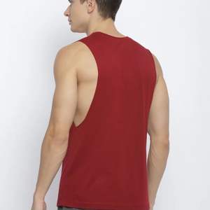 Camiseta sin mangas de verano de secado rápido de alta calidad para hombre, camiseta informal transpirable de algodón 100% sin mangas para deportes de Fitness - Product Image 6