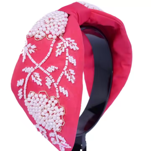 Nom Bandeaux de conception personnalisée pour filles et femmes Soirée Party Were Accessoires de cheveux Bandeaux d'exportateur indien - Product Image 4