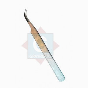 Pinzas para pestañas con logotipo personalizado, extensión de pestañas profesional de acero inoxidable, instrumentos de belleza - Product Image 3