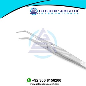 Collège dentaire pince à coton pince à épiler avec serrure Instruments dentaires médicaux chirurgicaux pas cher prix de gros fournisseur - Product Image 1