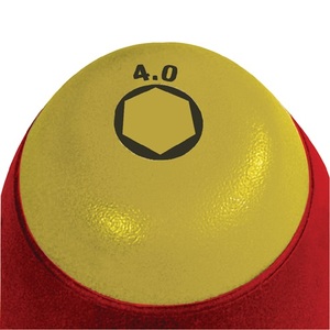 VDE Insulated Hex <b>Socket</b> Wrench <b>17mm</b> 125mm Blade Multi-Component Handle White-WIHA 322 - Product Image 3