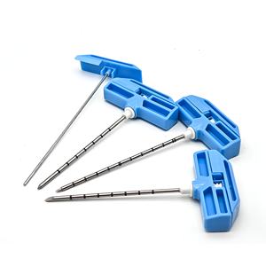 Aiguille de biopsie semi-prostatique jetable à prix de gros, 18g, Trucut, biseau Quincke, aiguille de ponction de la moelle osseuse - Product Image 1