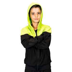 ชุดวอร์มสำหรับเด็กชุด2ชิ้นเสื้อมีฮู้ดสำหรับฤดูหนาวทำจากผ้าฝ้ายและโพลีเอสเตอร์ - Product Image 2