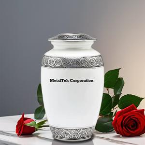 Customizable Adult Funeral Urn Personalized Cremation Keepsake <b>Box</b> New Design Engraving Custom Colors Memorial <b>Ashes</b> Storage Jar - Product Image 4