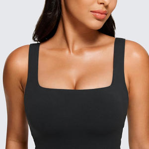 เสื้อครอปสำหรับออกกำลังกายของผู้หญิงเสื้อออกกำลังกายระบายอากาศได้ชุดออกกำลังกายฤดูร้อนพิมพ์โลโก้ตามสั่ง - Product Image 5