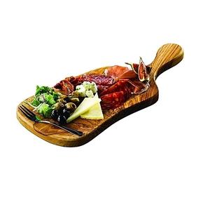 Plato para servir de madera de acacia hecho a mano de último diseño 2025, único fabricante de plato de madera con acabado Natural pulido - Product Image 1