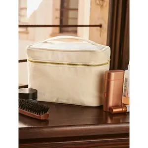 Canvas <b>Toiletry</b> Bag Vanity Case - Product Image 1