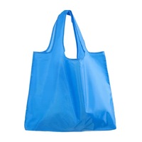 Sac de shopping en tissu Oxford imperméable avec logo personnalisé, fermeture ouverte, poignée souple, sac fourre-tout recyclable et écologique