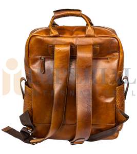 Élégant nouveau sac à dos en cuir véritable à la mode épaule chaîne ajustée poignée fermeture éclair personnalisable génial créatif - Product Image 1