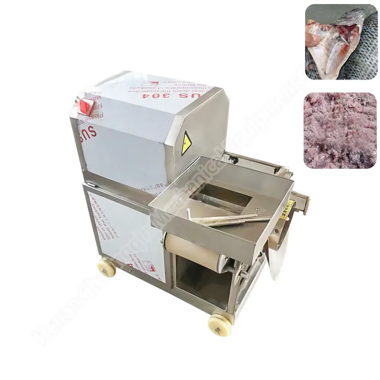 Fish cutter roe extractor industrial fish bone separator 5000kg electric fish bone remover