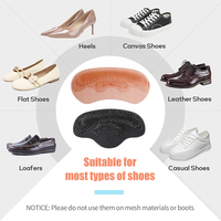 Protections de talon en gel souple pour chaussures trop grandes, coussinets anti-ampoules et douleurs au talon, inserts 4D Cloud Honeycomb pour chaussures amples