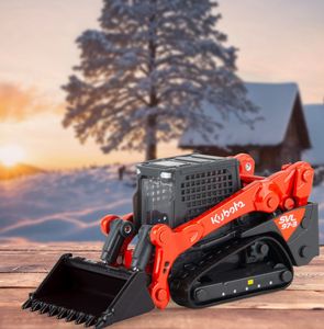 รถตักล้อยางแบบสกิดสเตียร์พร้อมบุ้งกี๋สำหรับงานก่อสร้าง - Product Image 1