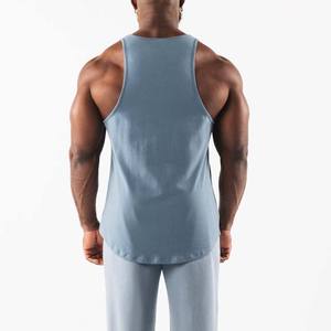 Débardeurs de sport pour hommes en gros Graphiques tricotés respirants personnalisés pour la musculation et le fitness Débardeurs pour hommes à bas prix - Product Image 4