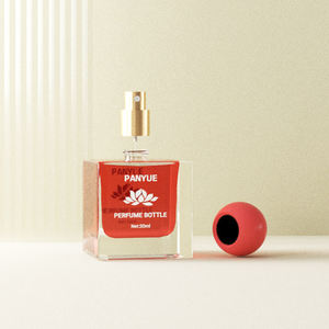 Emballage de parfum Bouchon à bille vide 30ml Bouteille en verre de parfum de forme carrée - Product Image 5